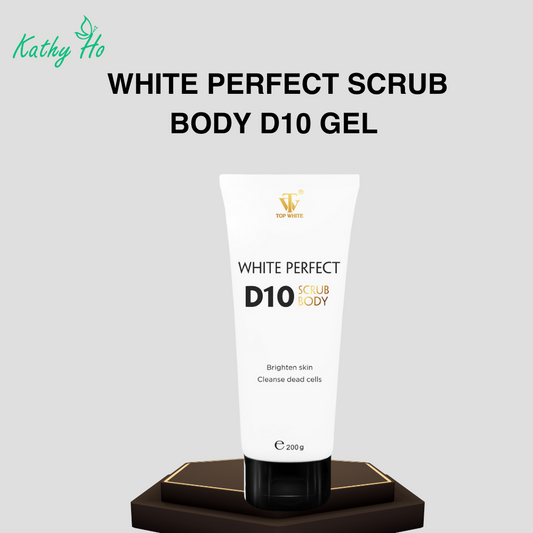 White Perfect Scrub Body D10  - Gel làm sạch tế bào da chết