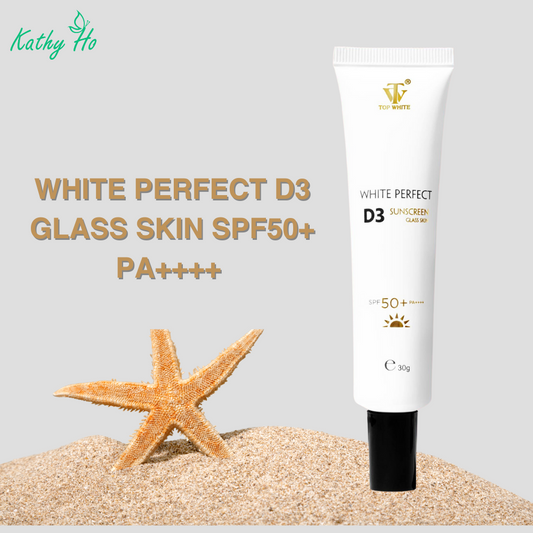 White Perfect D3 Glass Skin SPF50+ PA++++ - Kem chống nắng