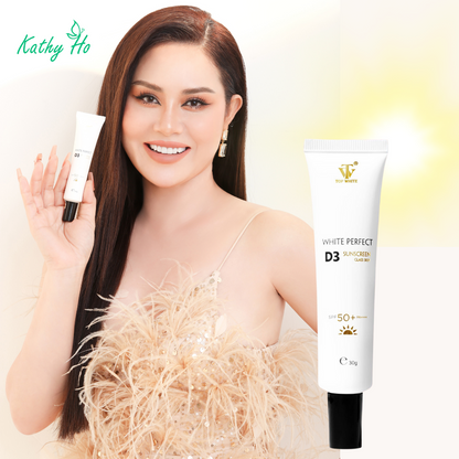 White Perfect D3 Glass Skin SPF50+ PA++++ - Kem chống nắng