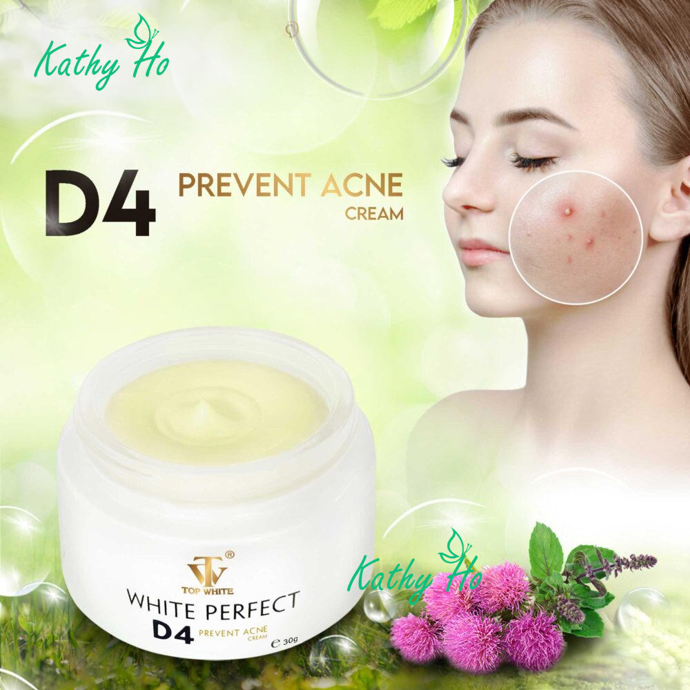 White Perfect D4 - Kem ngăn ngừa mụn, hỗ trợ làm mờ thâm