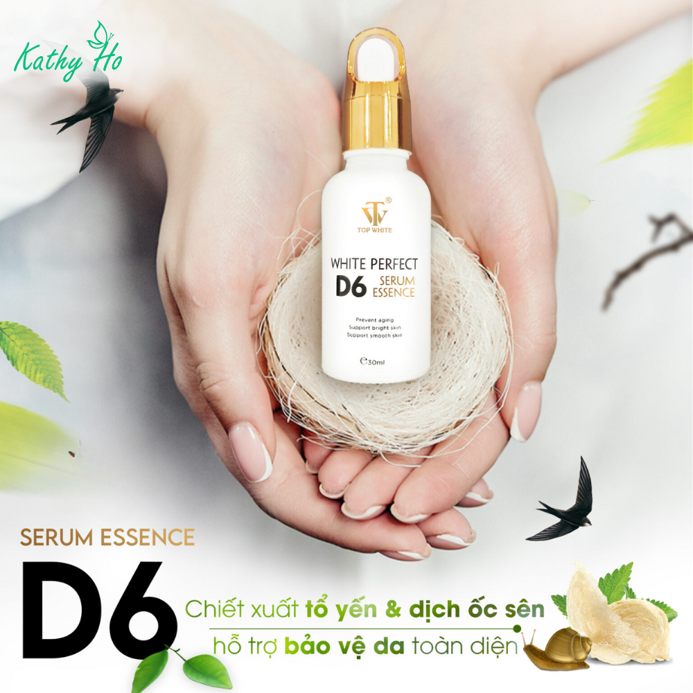 White Perfect D6 Serum Essence - Tinh chất tạo sự căng bóng, trẻ hóa làn da