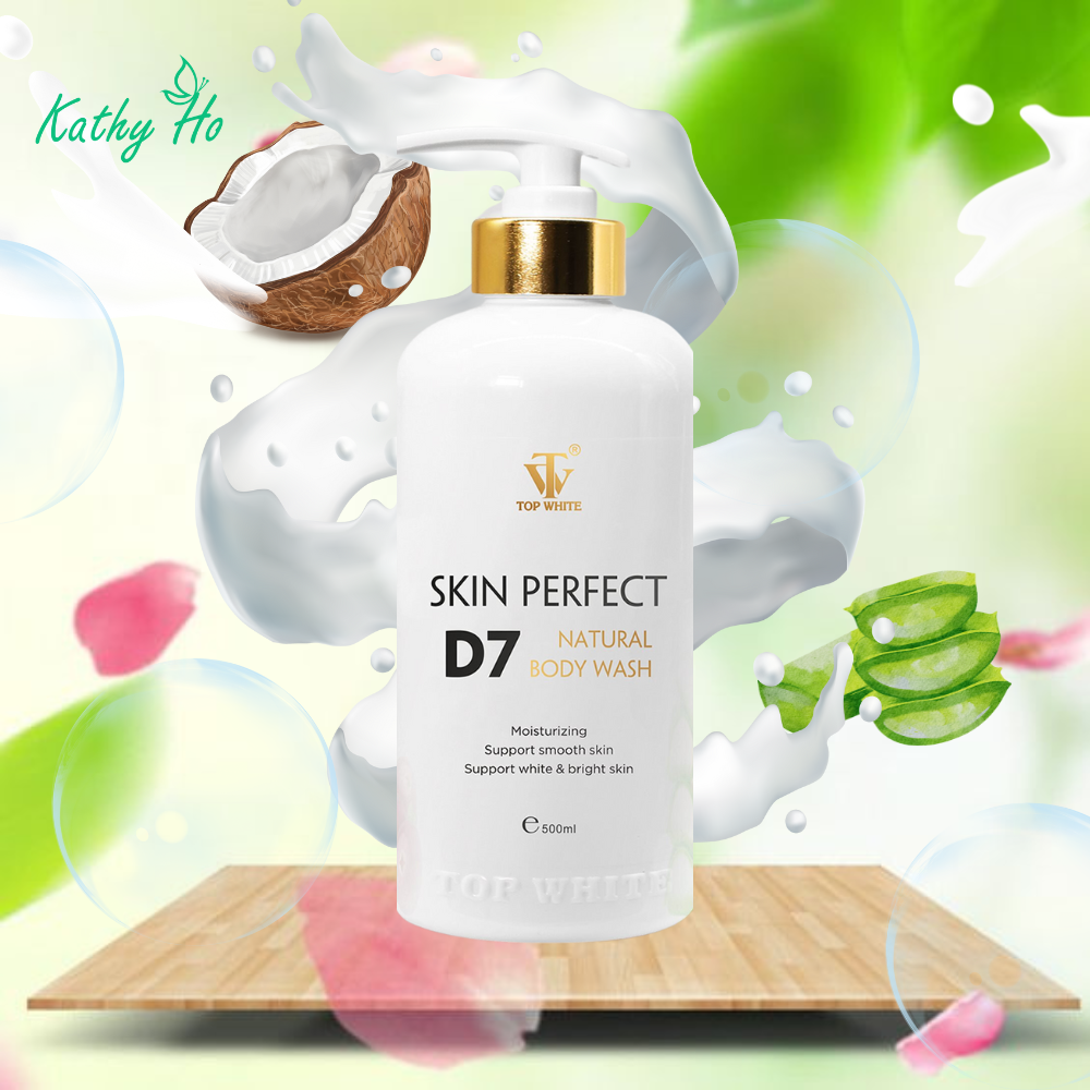 Skin Perfect D7 Natural Body Wash - Sữa tắm trắng da 3 trong 1