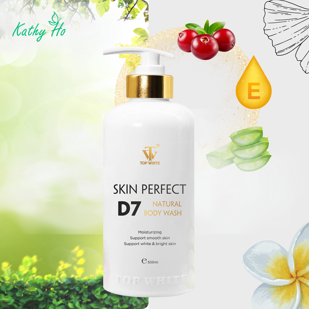 Skin Perfect D7 Natural Body Wash - Sữa tắm trắng da 3 trong 1