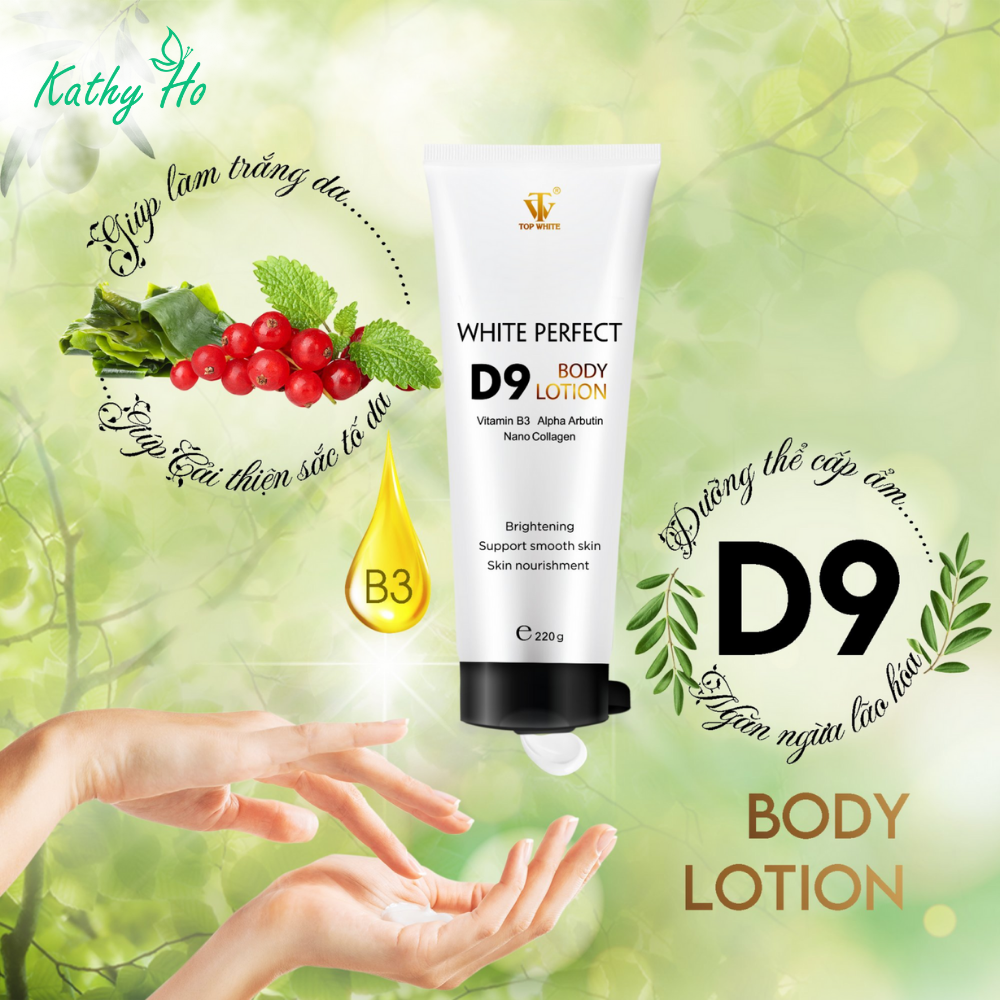 Combo 4 - Bộ Dưỡng Trắng Da Body