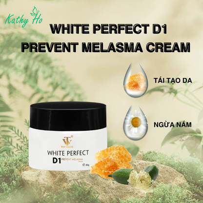 White Perfect Combo 1 - Bộ Sản Phẩm Mờ Nám Thải Độc Cho Da Nhạy Cảm