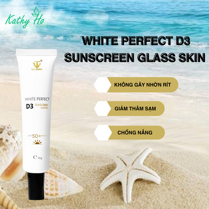 White Perfect Combo 1 - Bộ Sản Phẩm Mờ Nám Thải Độc Cho Da Nhạy Cảm